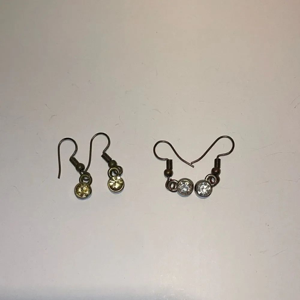 Two sets of earrings